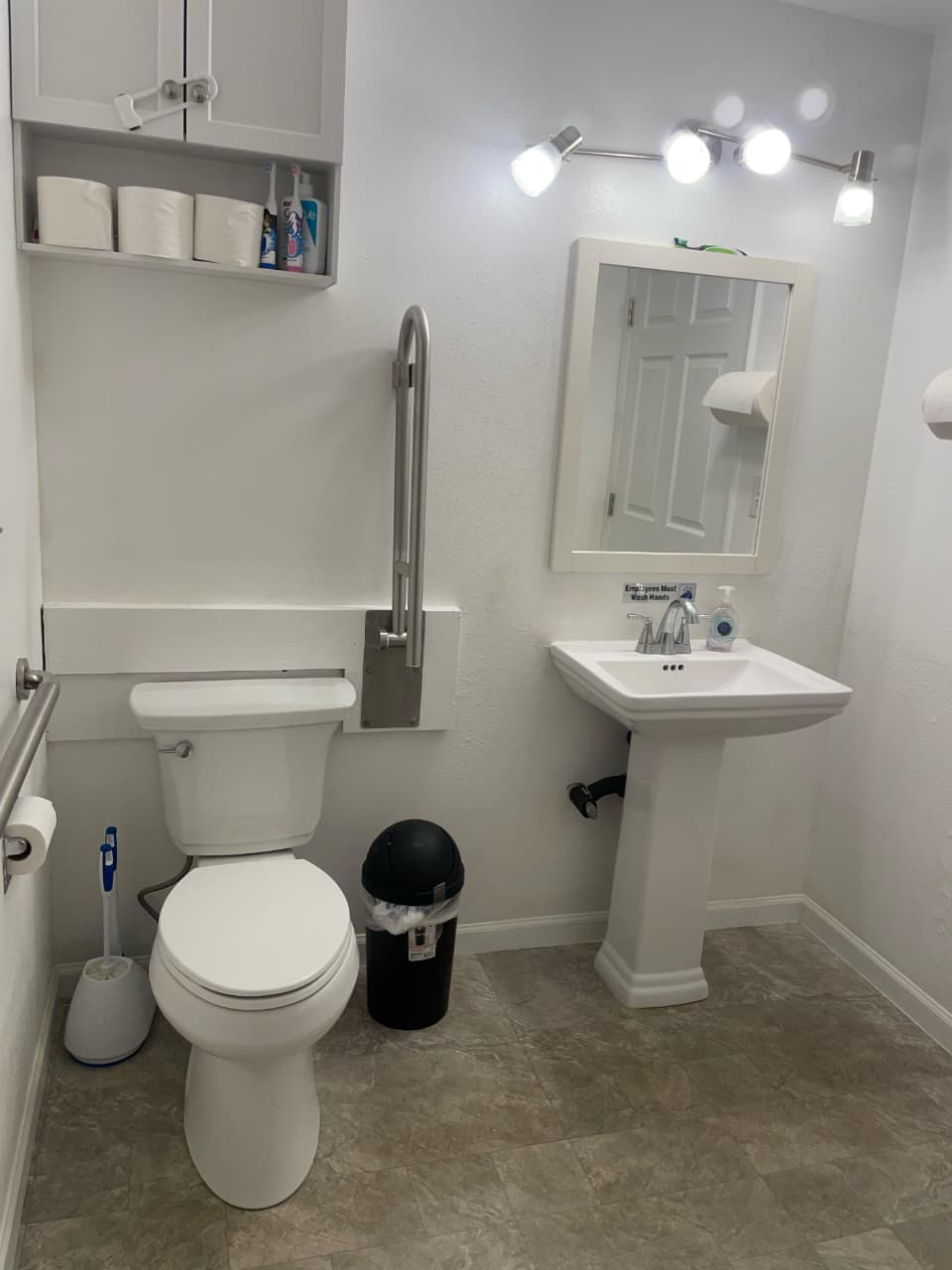 Clean and accessible bathroom facilities